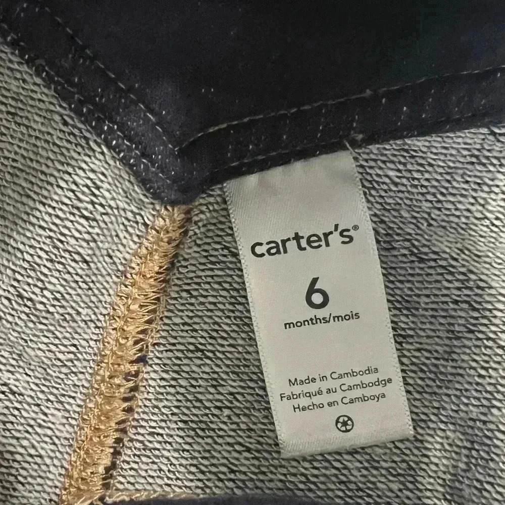 Carter's Ahoy Mate Overalls and Nautical Tee (Size 6 Months) - Picture 7 of 9